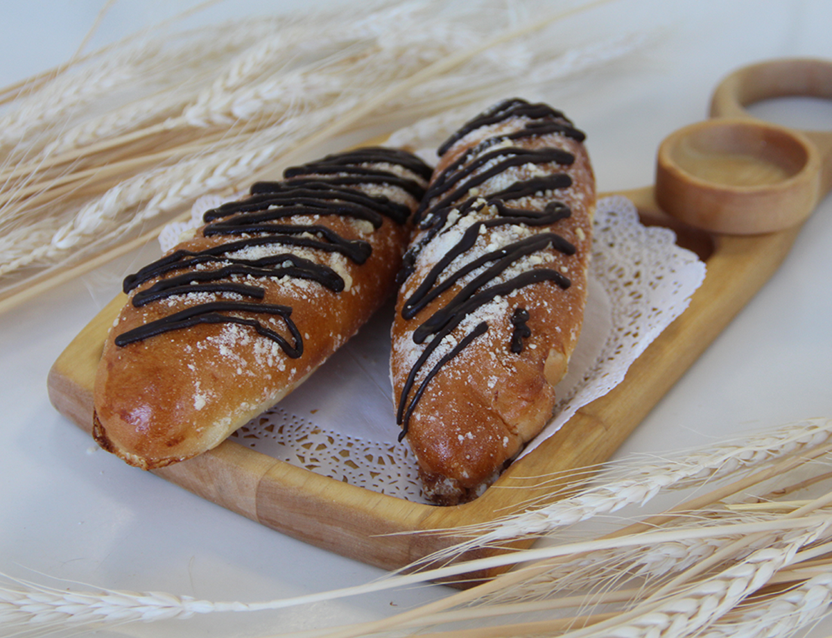 Сдоба с банановой начинкой